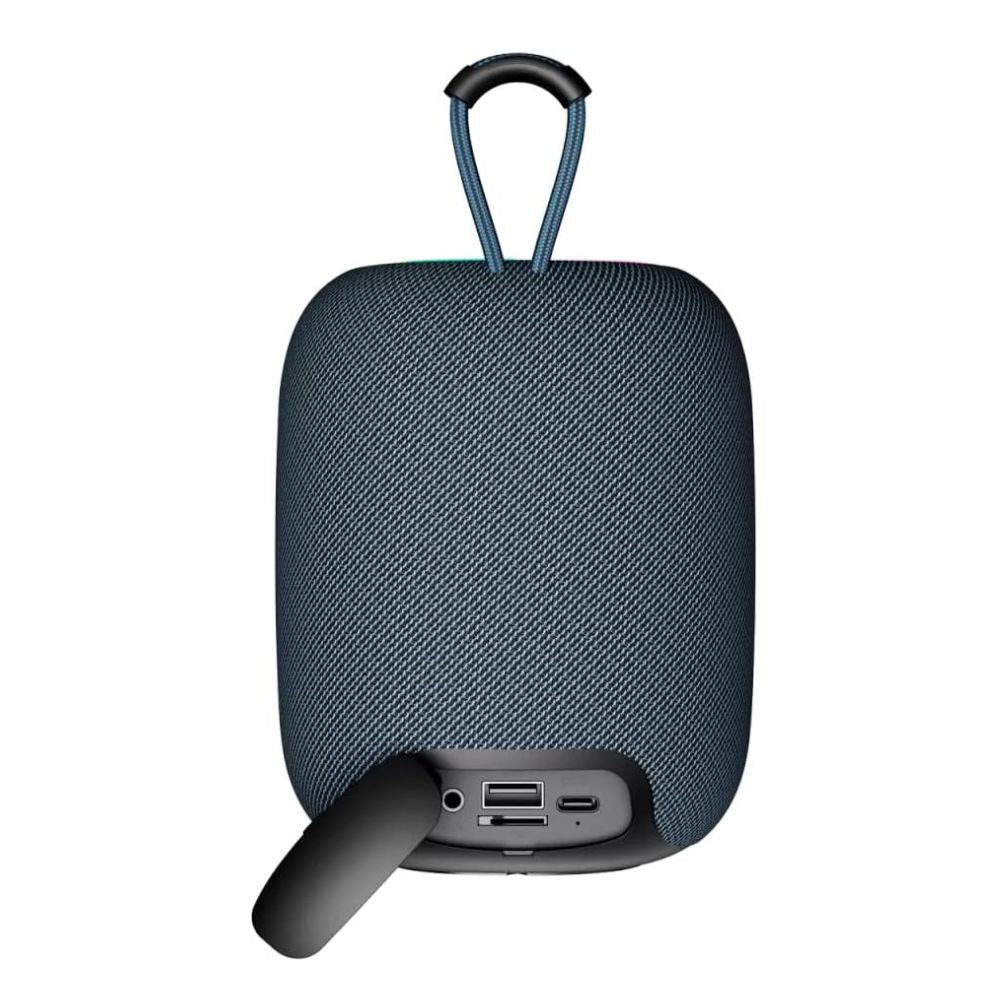 Canyon BSP-8 Bluetooth Speaker Grey – 10W Portable Wireless Speaker with Rechargeable Battery grey carry-loop speaker