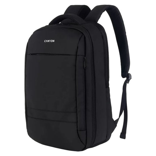 Canyon BPL-5 Urban 15.6" Laptop Backpack – Lightweight, Water-Resistant, Black (CNS-BPL5B1) sleek commuter backpack