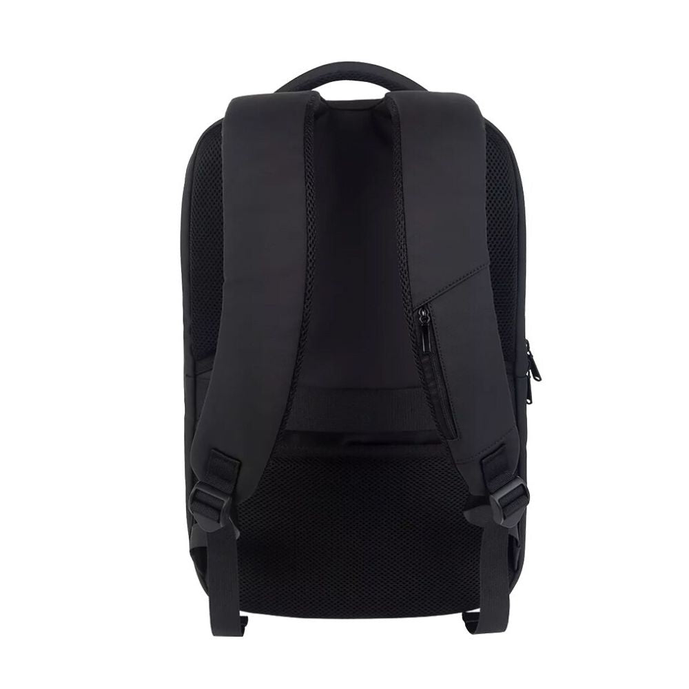 Canyon BPL-5 Urban 15.6" Laptop Backpack – Lightweight, Water-Resistant, Black (CNS-BPL5B1) rear view with padded straps.