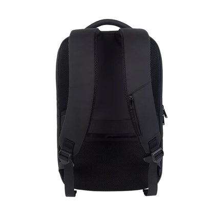 Canyon BPL-5 Urban 15.6" Laptop Backpack – Lightweight, Water-Resistant, Black (CNS-BPL5B1) rear view with padded straps.
