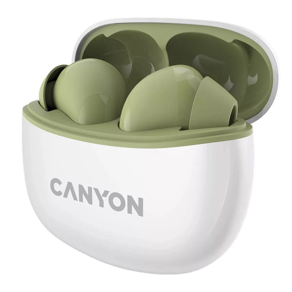 Canyon TWS-5 True Wireless Stereo Earbuds – Bluetooth 5.0, Touch Control, Mic, Charging Case