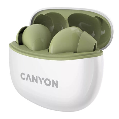Canyon TWS-5 True Wireless Stereo Earbuds – Bluetooth 5.0, Touch Control, Mic, Charging Case