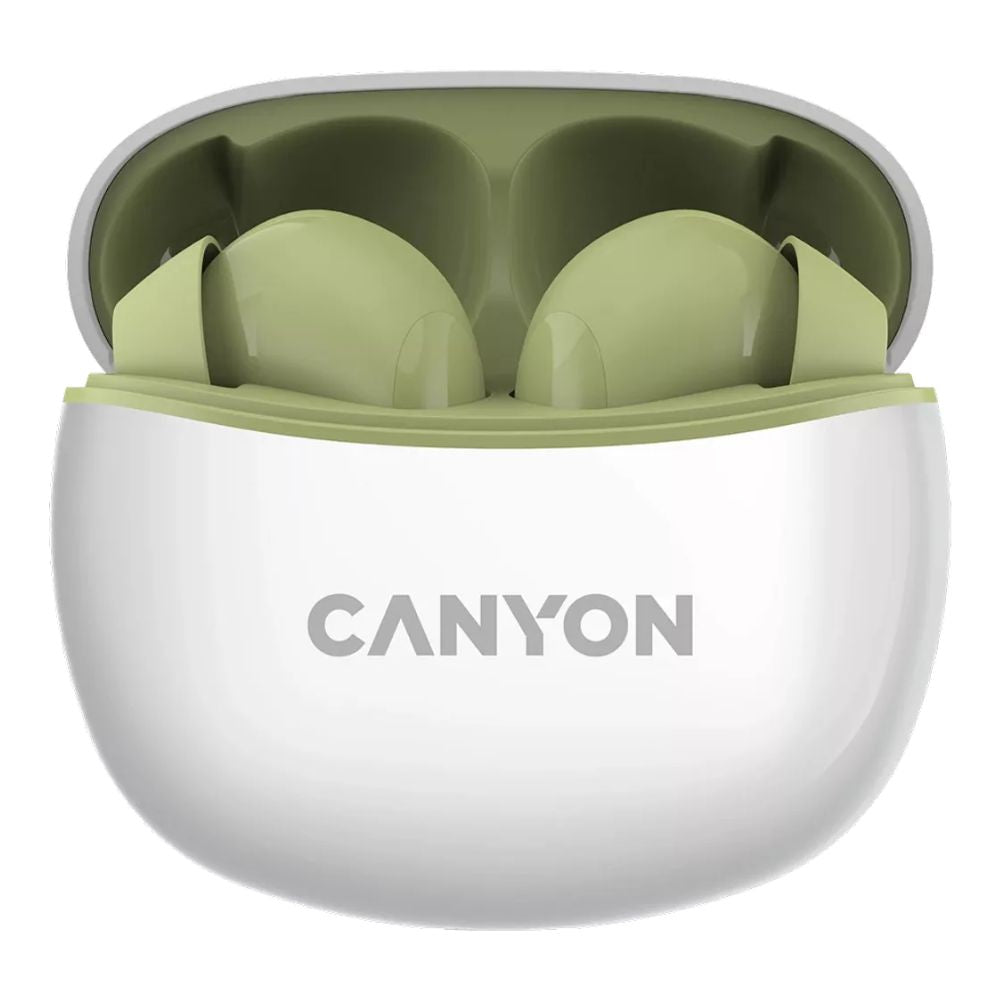 Canyon TWS-5 True Wireless Stereo Earbuds – Bluetooth 5.0, Touch Control, Mic, Charging Case
