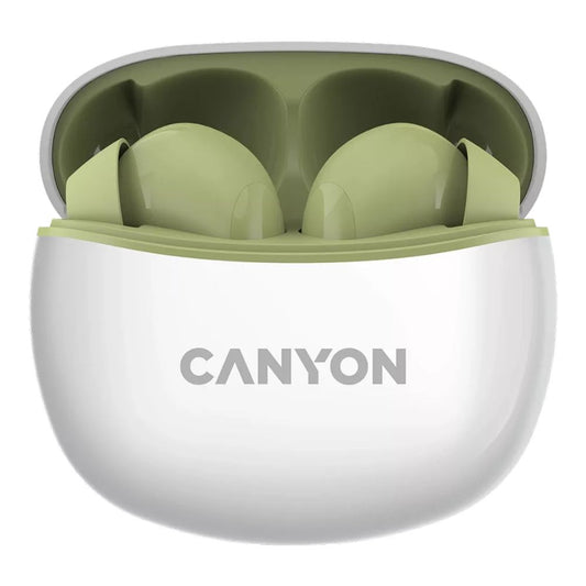 Canyon TWS-5 True Wireless Stereo Earbuds – Bluetooth 5.0, Touch Control, Mic, Charging Case