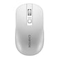 CANYON MW-18 Wireless Mouse with Rechargeable Battery – Pearl White | CNS-CMSW18PW sleek top view