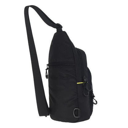 Canyon CB-2 Cross-Body Bag – Lightweight, Compact Shoulder Bag for Daily Use – Black (CNS-CBD2B1), side view