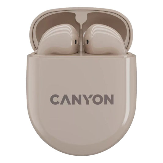Canyon TWS-6 True Wireless Stereo Earbuds – Bluetooth 5.3, ENC Mic, 25h Playtime, Touch Control, IPX4