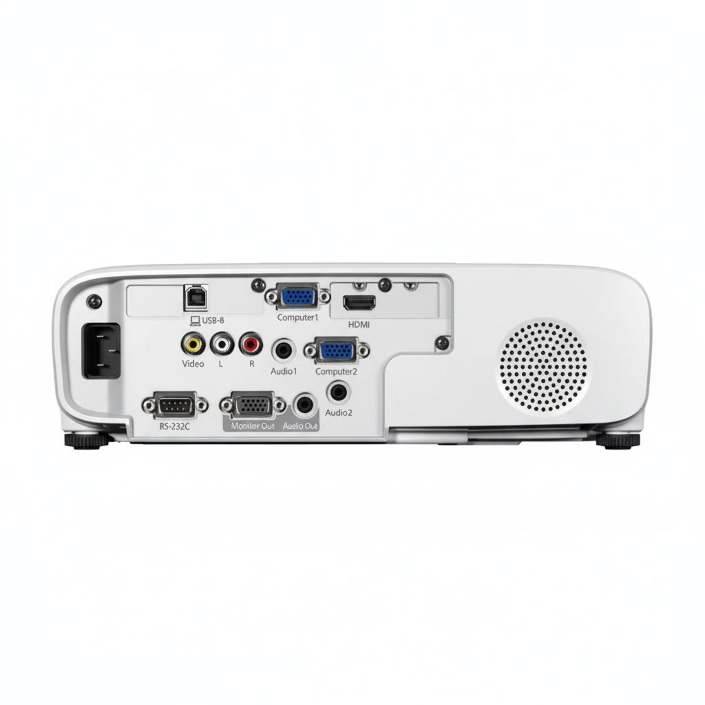 Compact Epson EB-X49 projector in a classroom setting