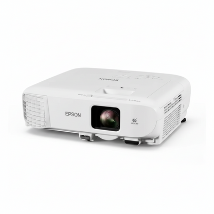 Side view of Epson EB-X49 showing portable design