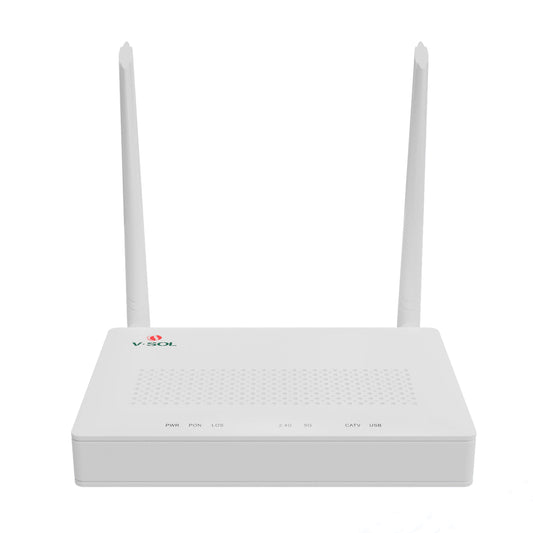 V-Sol 1XPON 4GE USB 3.0 Wi-Fi 5 HGU ONT High-Speed Fiber Router