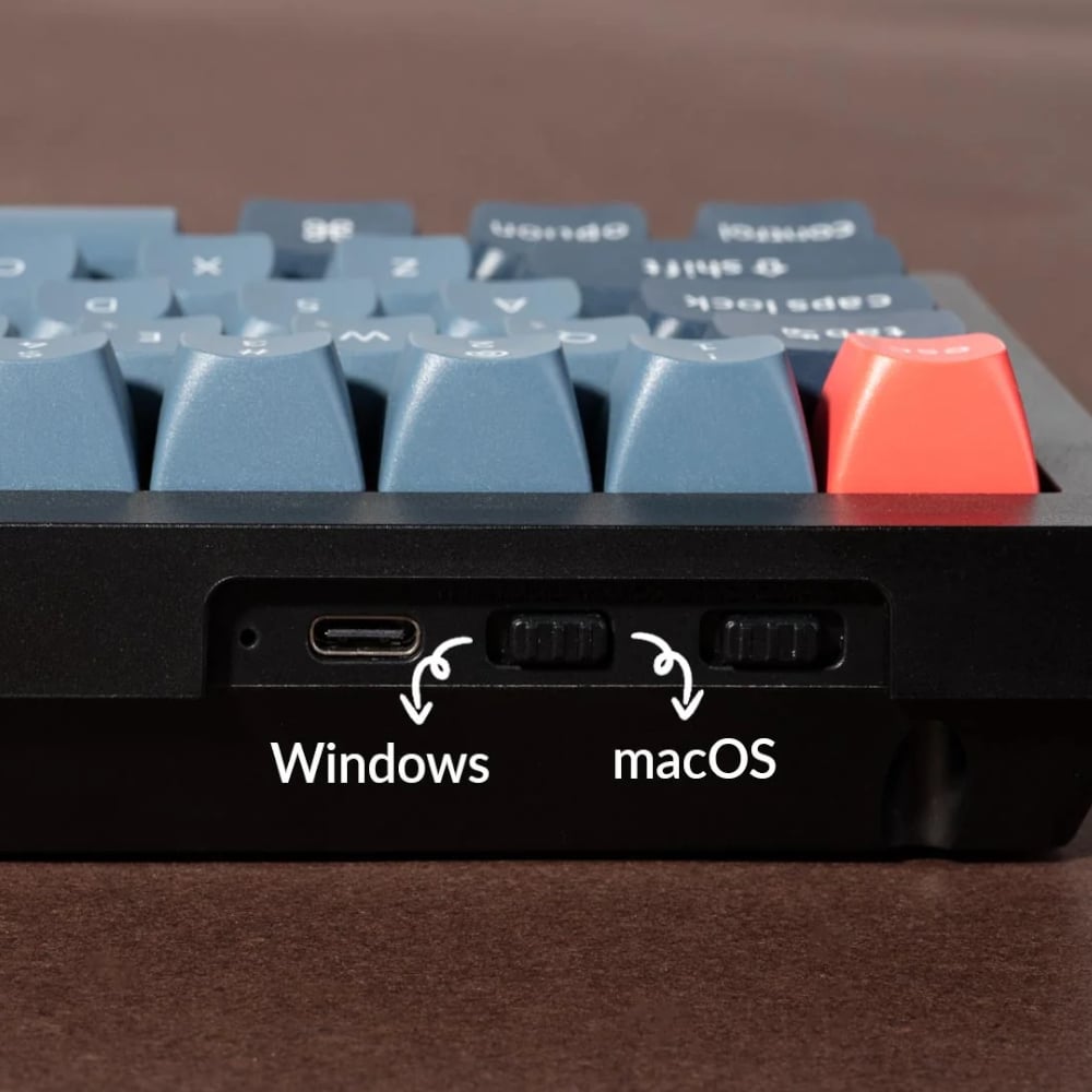 Keychron V2 Max 65% RGB Mechanical Keyboard - Gateron Jupiter Brown