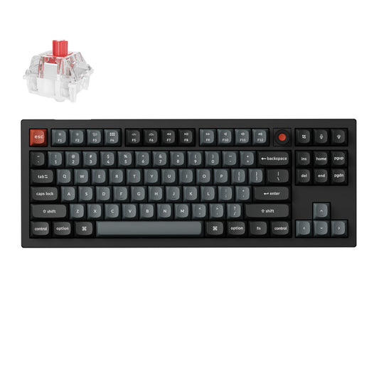 Keychron V3 Ultra Wireless Mechanical Keyboard – Black | RGB | Red Switches