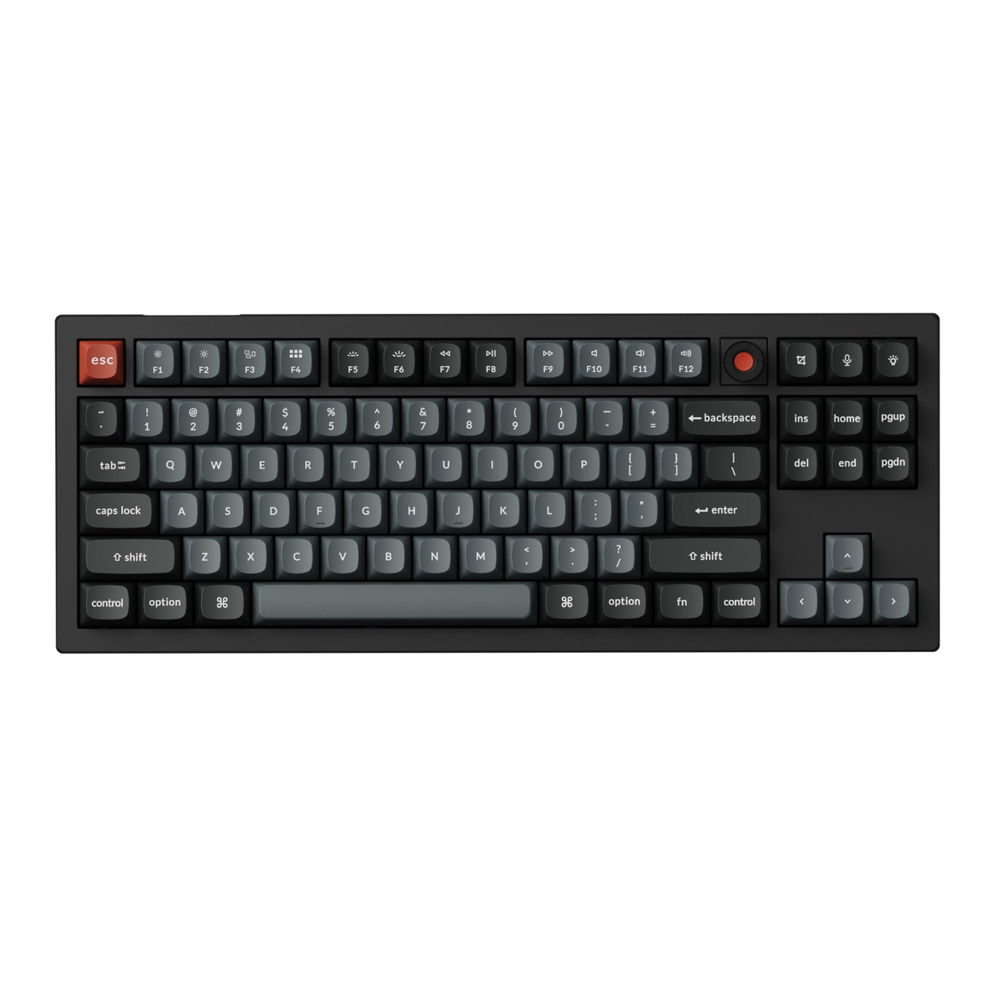Keychron V3 Ultra Wireless Mechanical Keyboard – Black | RGB | Red Switches