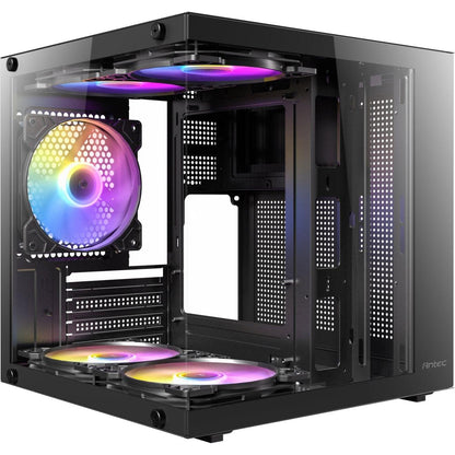 Antec VCX10M ARGB Micro-ATX | ITX Mini-Tower Gaming Chassis - Black