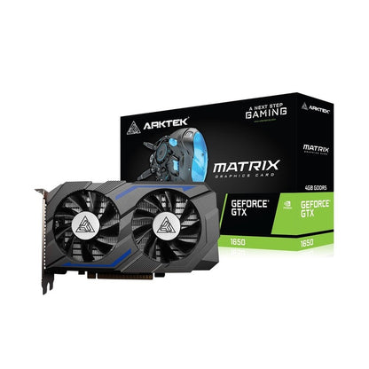 Arktek GTX 1650 4GB GDDR6 graphics card side view