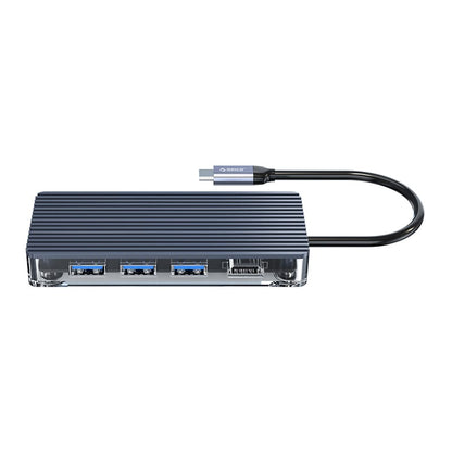 ORICO 6 PORT TYPE-C TRANSPARENT HUB - GR