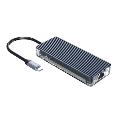 ORICO 6 PORT TYPE-C TRANSPARENT HUB - GR