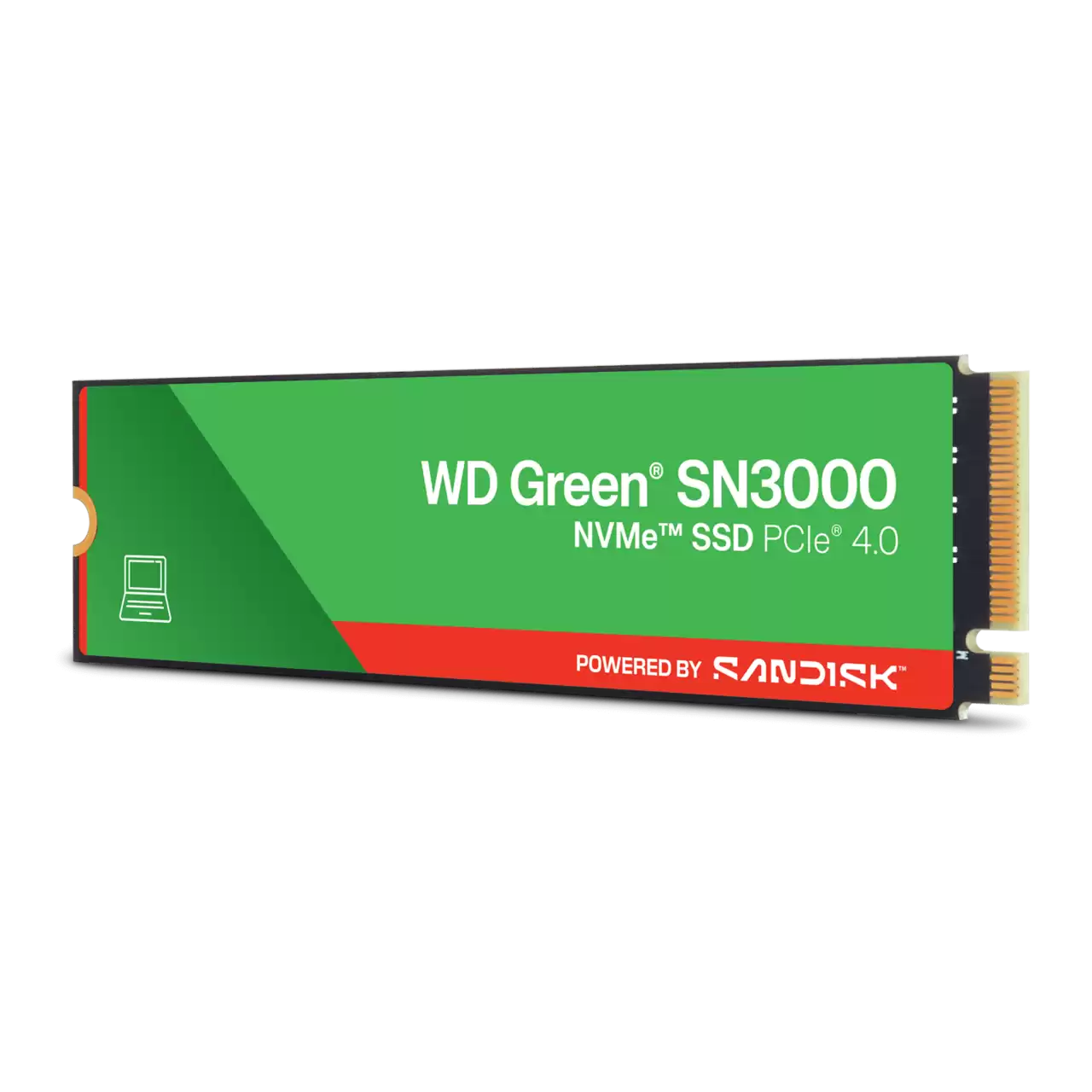 WD Green SN3000 2TB PCIE GEN 4 M.2 3D NAND NVMe Internal SSD