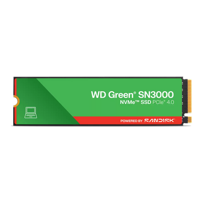 WD Green SN3000 2TB PCIE GEN 4 M.2 3D NAND NVMe Internal SSD