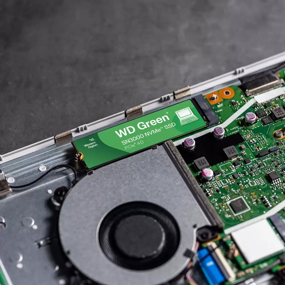 WD Green SN3000 2TB PCIE GEN 4 M.2 3D NAND NVMe Internal SSD
