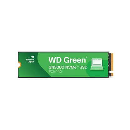 WD Green SN3000 2TB PCIE GEN 4 M.2 3D NAND NVMe Internal SSD