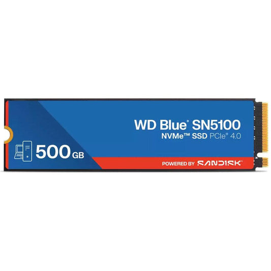 WD Blue SN5100 500GB PCIe Gen4 NVMe SSD - WDS500G5B0E