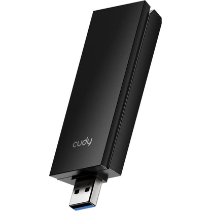 Cudy AX5400 Wi-Fi 6E USB 3.0 Tri-Band High-Gain Adapter-Black