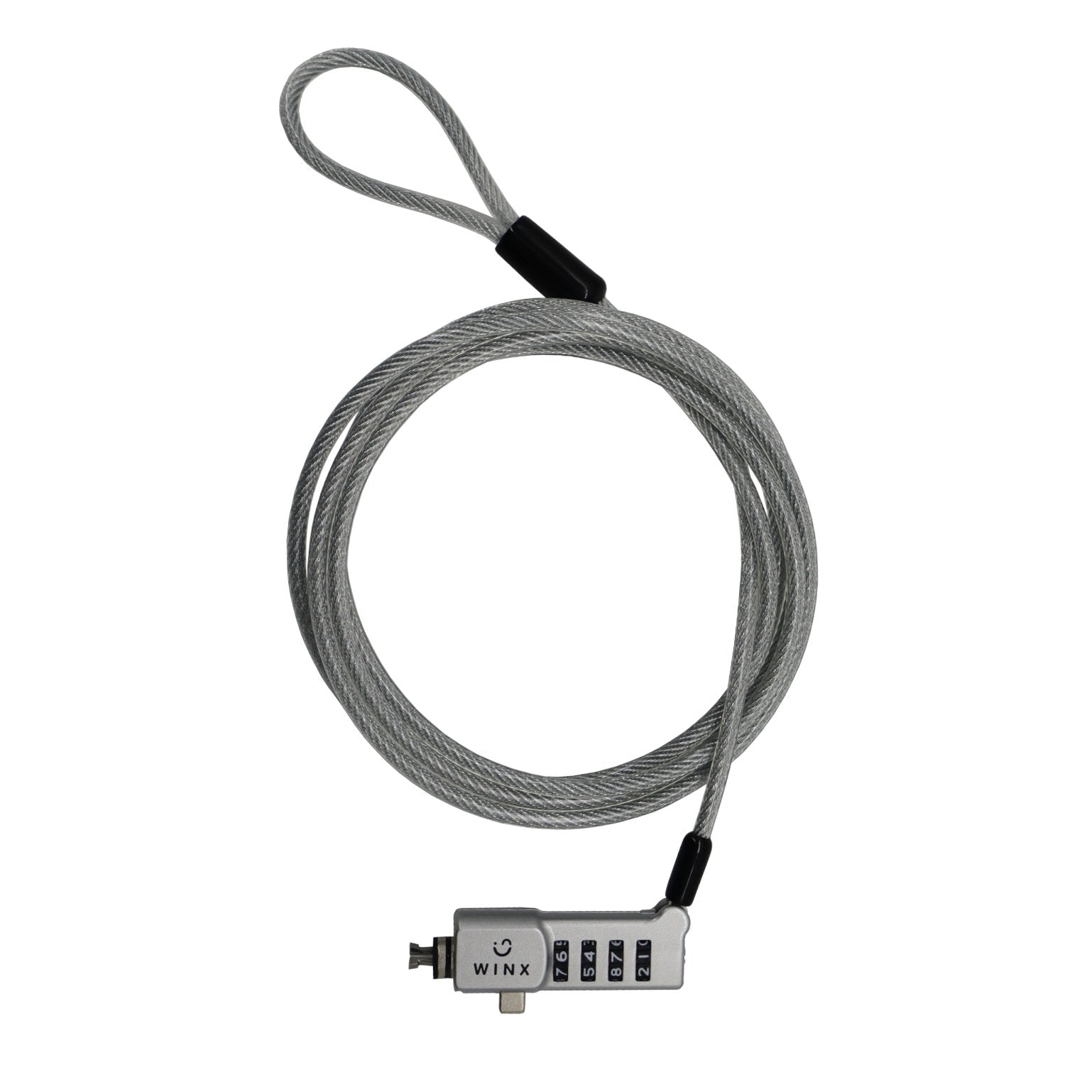 WINX Secure Max Universal Code Cable Lock – Anti-Theft Protection for Laptops, perfect for securing your device on the go.