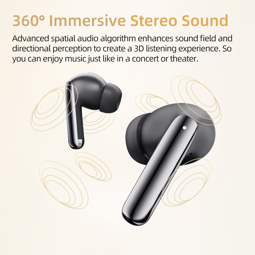 WINX VIBE More Adaptive ANC Earpods with sleek design and high-fidelity sound for immersive listening experiences.