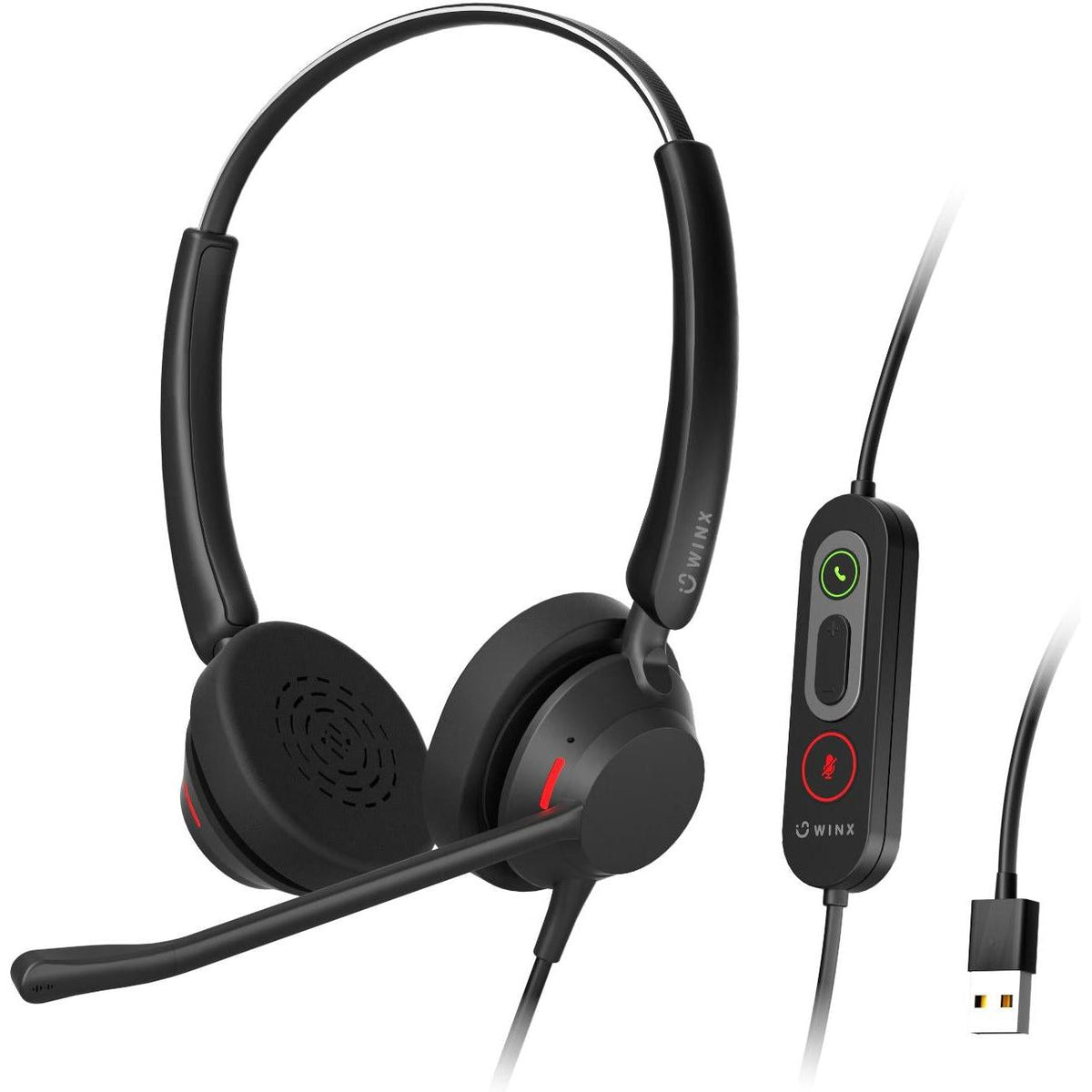 WINX CALL Pro 2 AI Noise Cancelling Mic Headset