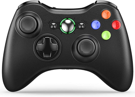 MicroWorld Wireless Gaming Controller for Xbox 360 & PC – Ergonomic Design, Vibration Feedback, Responsive Joysticks – Compatible with Windows 11/10/8/7