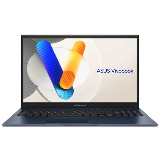 Laptop with ASUS Vivobook branding on a white background