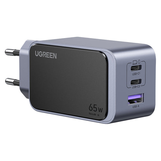 UGREEN Nexode 65W 3-Port Charger (X553-35042) – front product view