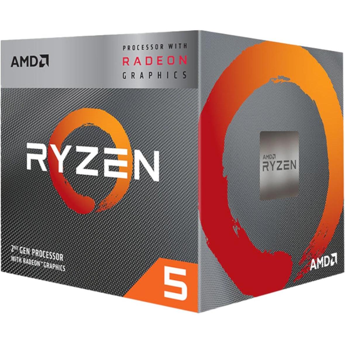 AMD Ryzen 5 3400G 4-Core 3.7GHz AM4 CPU