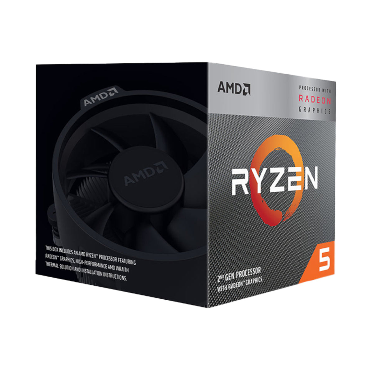 AMD Ryzen 5 3400G 4-Core 3.7GHz AM4 CPU
