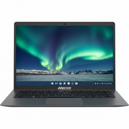 Mecer Z140C-Xpress-W2 14-inch matte black laptop product view