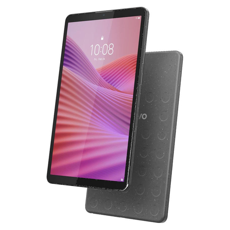 Lenovo Tab One ZAF10020ZA 8.7-inch LTE tablet in Luna Grey – front and rear view