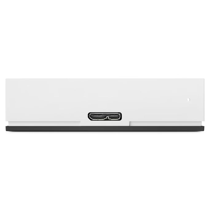 Seagate Game Drive for PS4/PS5 – 2 TB Portable External HDD, White with Blue LED, perfect for expanding your gaming library.