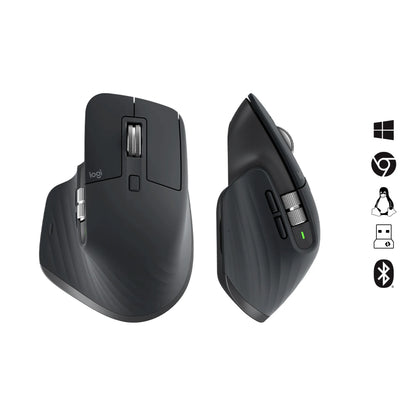 910-006559 - LOGI MX Master 3S Wireless Performance Mouse - GRAPHITE - BT - N/A - EMEA