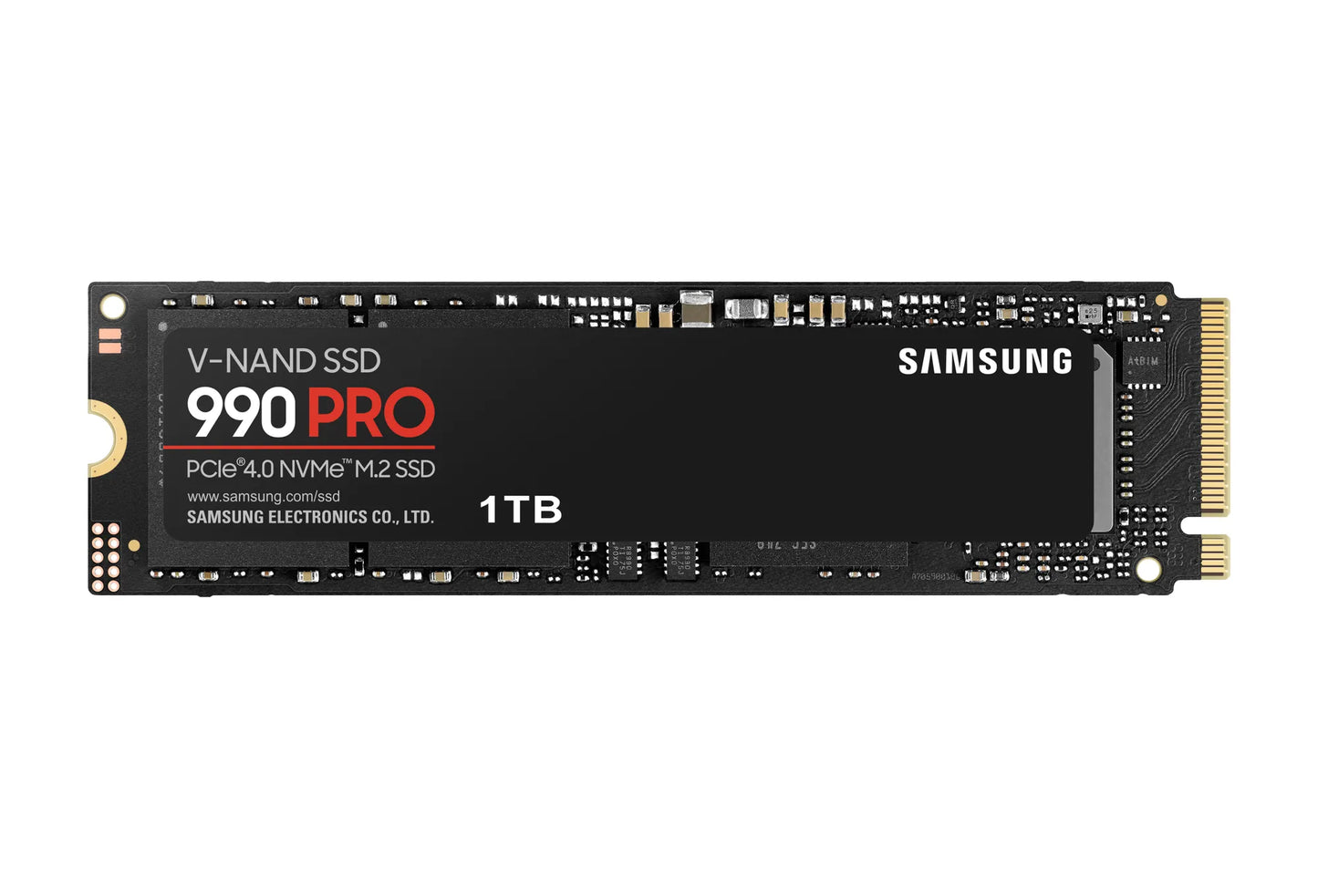 SAMSUNG MZ-V9P1T0BW 990 PRO 1 TB NVMe SSD - Read Speed up to 7450 MB/s; Write Speed to up 6900 MB/s; Random Read up to 1200000 I