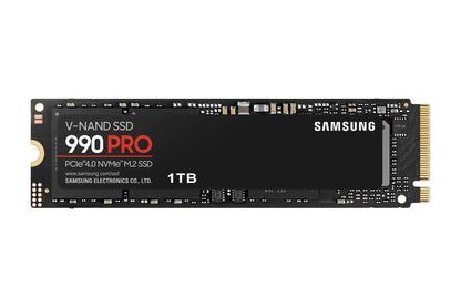 SAMSUNG MZ-V9P1T0BW 990 PRO 1 TB NVMe SSD - Read Speed up to 7450 MB/s; Write Speed to up 6900 MB/s; Random Read up to 1200000 I