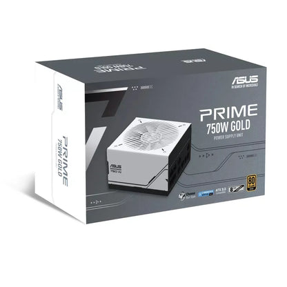 ASUS PSU/PRIME 750W/Fully modular/80 Plus Gold/ATX 3.0/Black/White Colour Flip; 8 year warranty