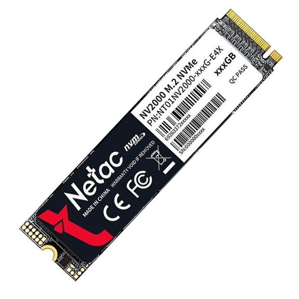 Netac EX4 M.2 NVMe SSD 256GB – PCIe Gen3x4 High-Speed Internal Solid State Drive, Compact & Reliable