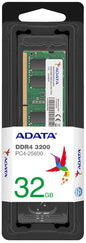 ADATA 32GB DDR4 3200MHz SODIMM Laptop RAM – High-Speed Memory Upgrade for Notebooks, enhancing performance and efficiency.