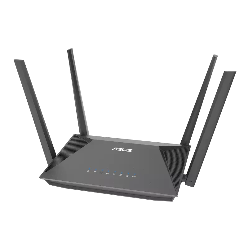 ASUS ROUTER/AX1800/1201Mbps+574Mbps/2.4GHz 2x2/5GHz 2x2/1xWAN/3xLAN/AiMesh/VPN/