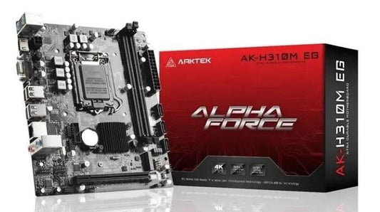 Arktek AK-H310M EG 9th Gen Micro-ATX Motherboard with LGA 1151, DDR4, HDMI, and USB 3.0 support for optimal performance.