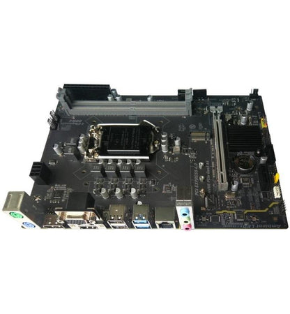 Arktek Intel H510 Chipset with Socket LGA1200, Dual Channel DDR4, HDMI, USB 3.2, Micro-ATX design for versatile use.