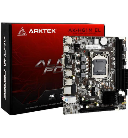 ARKTEK AK-H61M EL LGA1155 DDR3 Motherboard