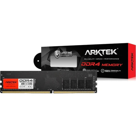Arktek AKD4S4P2400 4GB DDR4 2400MHz Desktop Memory Module – High-Speed, Reliable RAM for enhanced desktop performance.