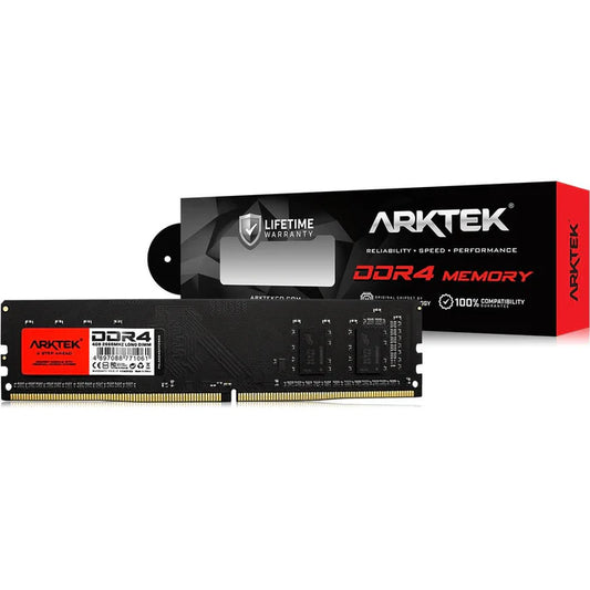 Upgrade your PC with the Arktek AKD4S4P2666 4GB DDR4 2666MHz Desktop Memory Module – fast, reliable RAM for performance.